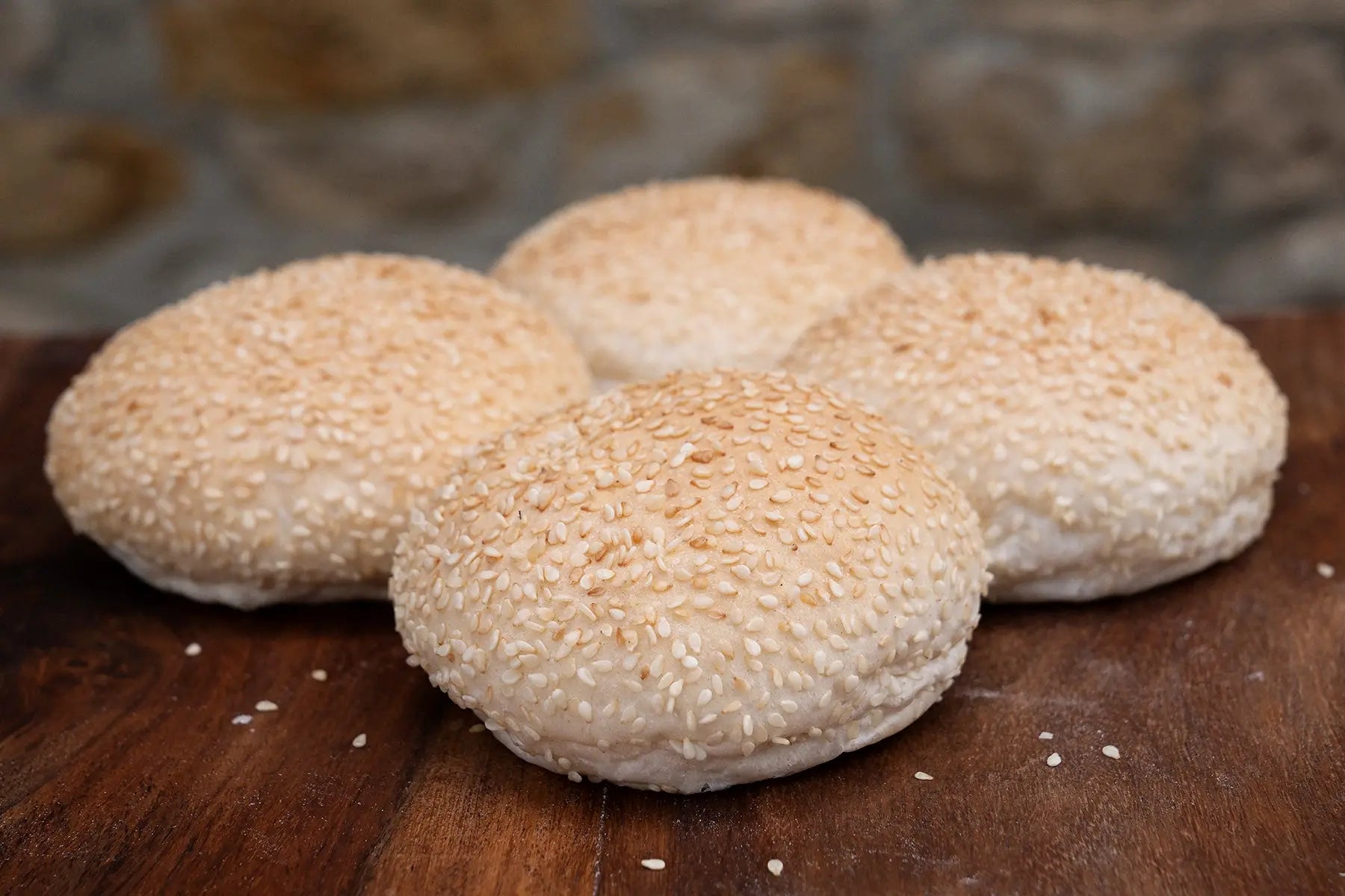 Taylors | Kingsize Sesame Bap (pack of 4) Karava Dairy