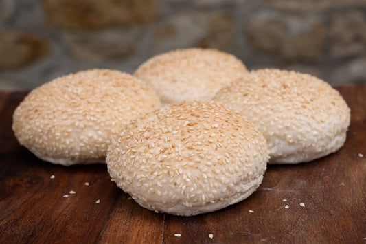 Taylors | Kingsize Sesame Bap (pack of 4) Karava Dairy