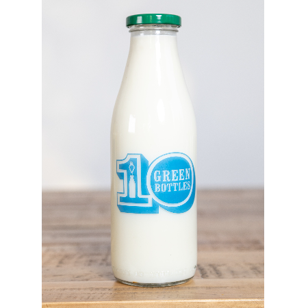 Organic Milk Semi-Skimmed 750ml Glass (1.32 pints) Karava Dairy
